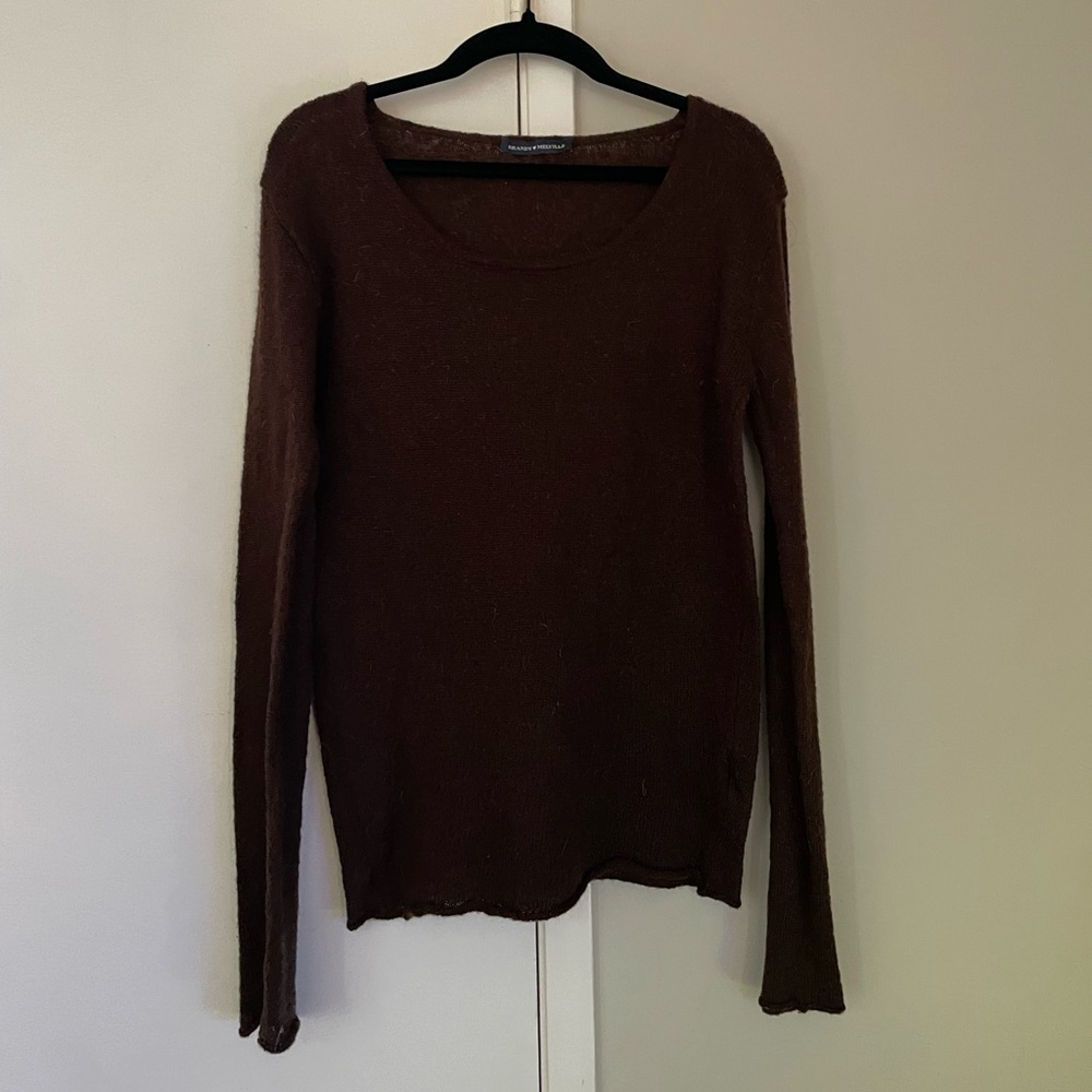Brandy Melville Stretchy Wool Top